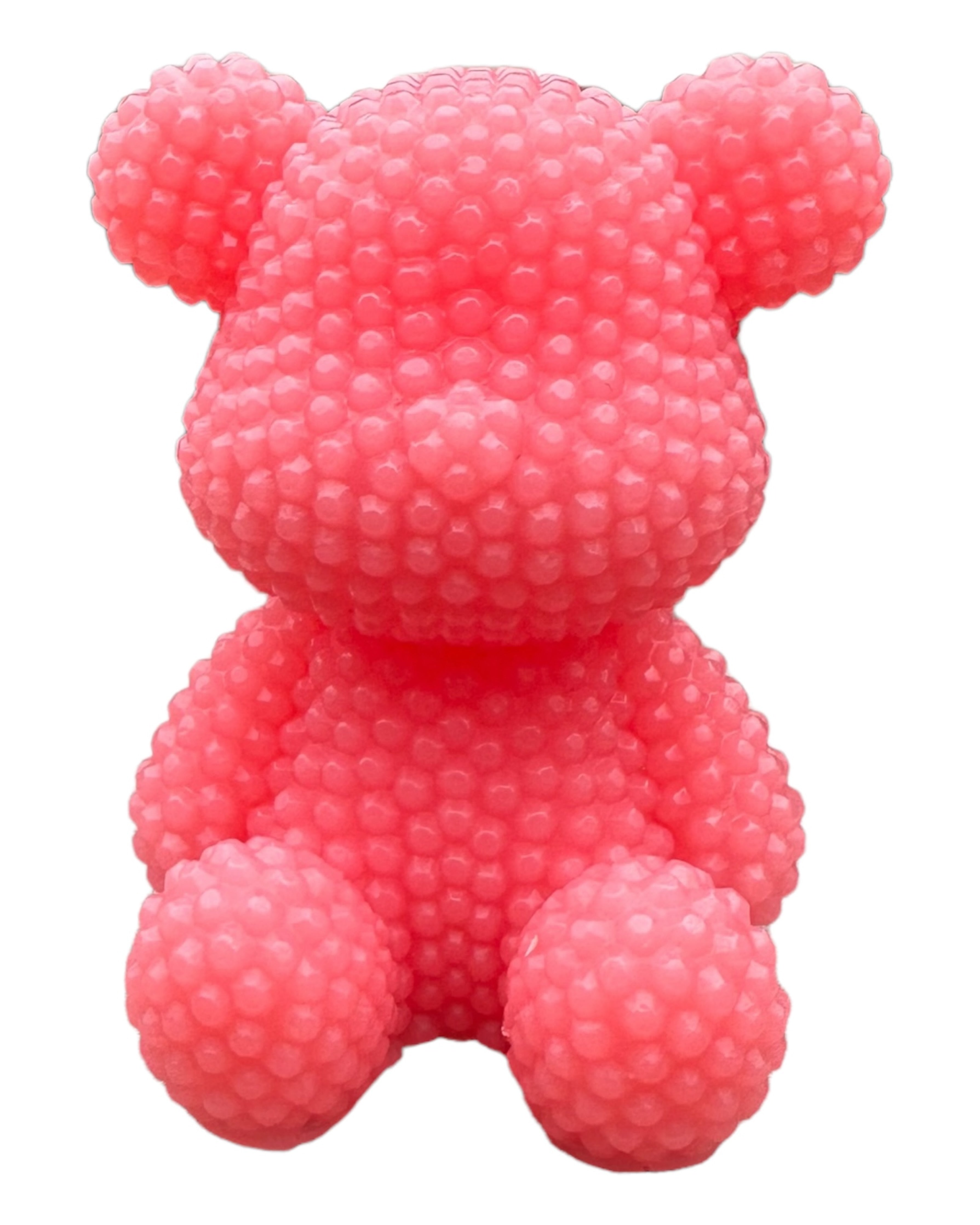 bubble teddy'z lolie'z résine epoxy saumon