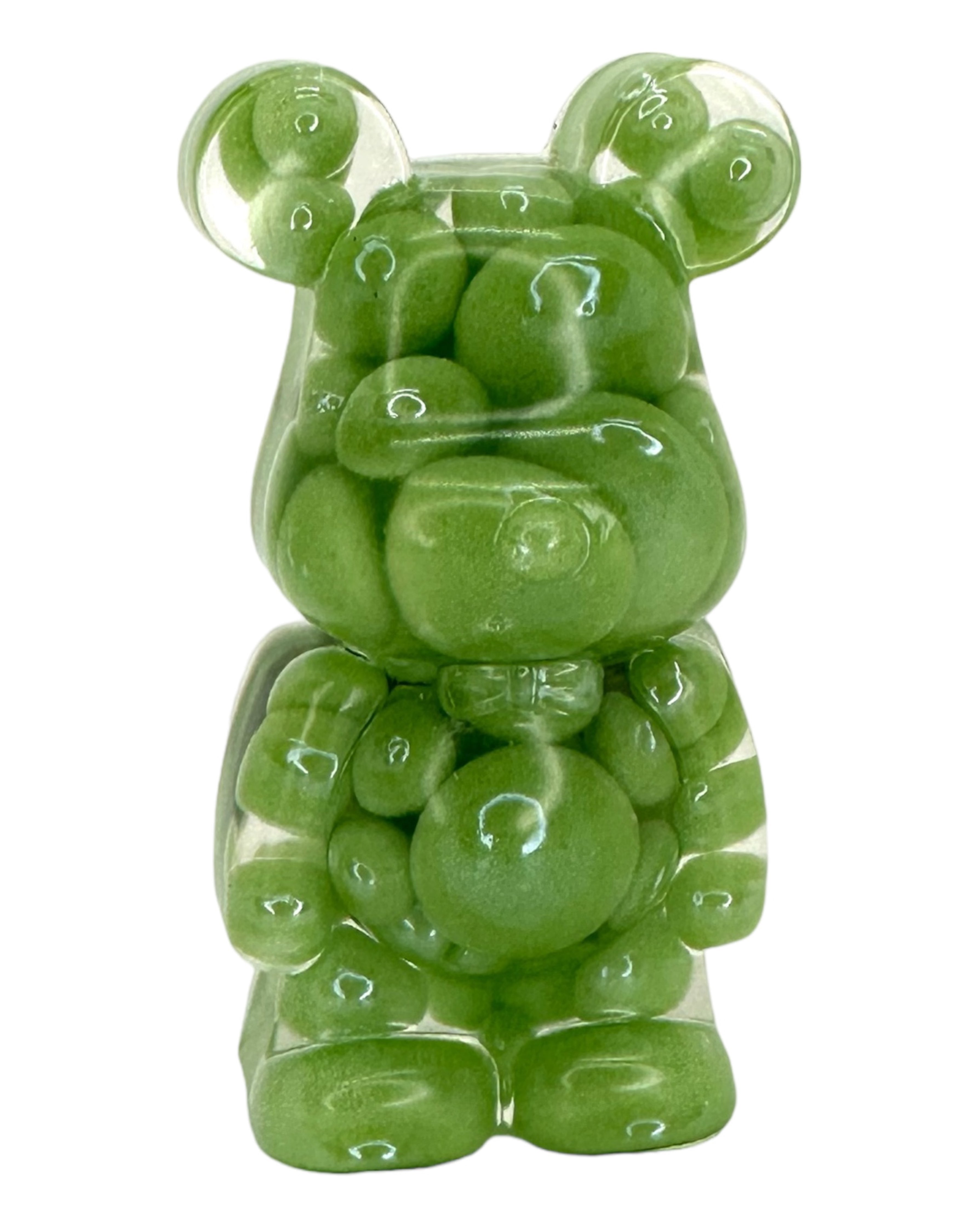 Small Teddy'z bubble green aimant Lolie'z magnet
