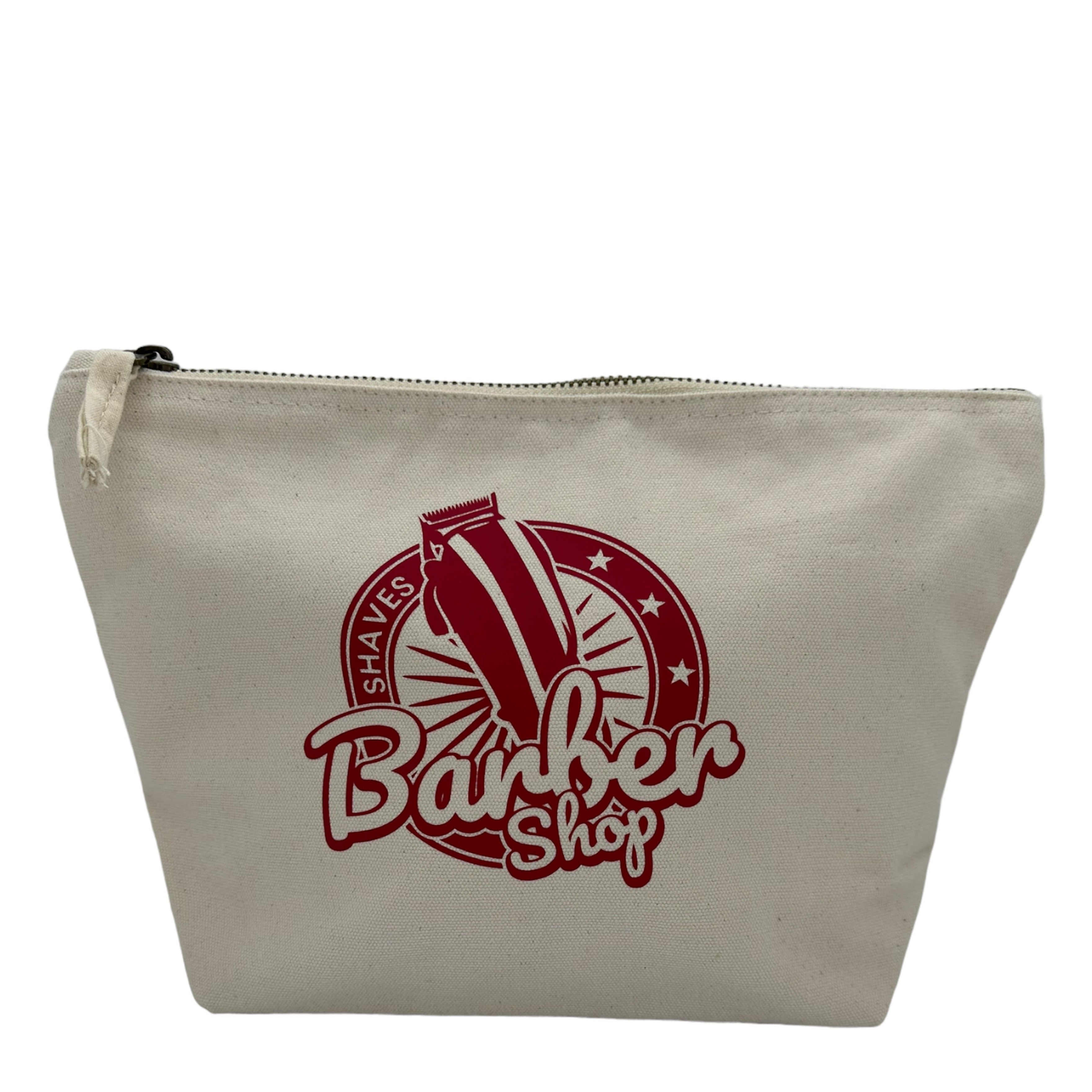 Trousse de toilette Miky barbershop beige rouge Lolie'z